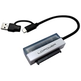LC Power USB-C és USB-A > SATA és NVMe átalakító - LC-ADA-USB-SATA-25