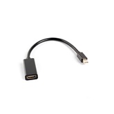Lanberg mini Displayport male - HDMI female adapter - 20cm - fekete