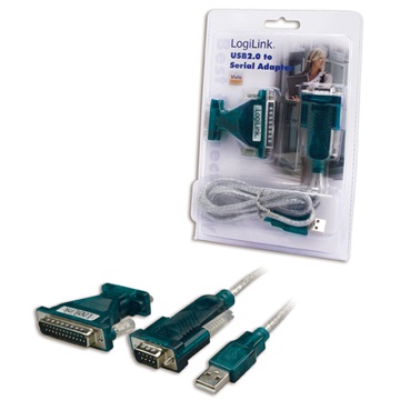 LogiLink UA0042A USB2.0 - soros port adapter (9+25pin)