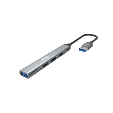 MARVO UH-ATC01 USB HUB - USB-A - 4x USB-A, 1x USB-C