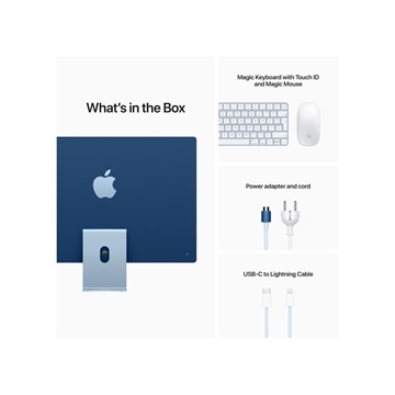 Apple 24" 4.5K Retina iMac 512GB - Kék
