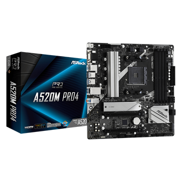 ASRock sAM4 A520M Pro4