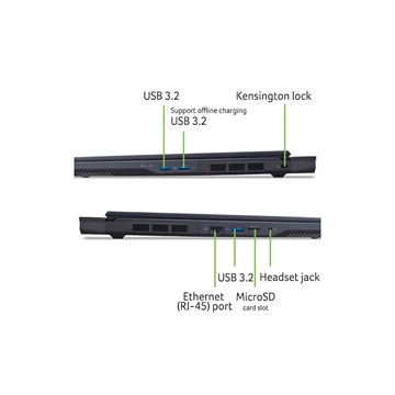 Acer Predator Helios Neo PHN16-73-74VH - Mély palafekete