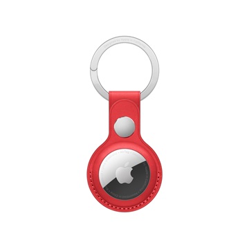 Apple AirTag bőr kulcstartó - (PRODUCT)RED