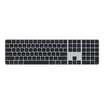 Apple Magic Keyboard (2024) w Touch ID and Numeric Keypad - US English - Black Keys