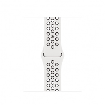 Apple Watch 41mm Nike sportszíj - Hegycsúcsfehér-fekete 
