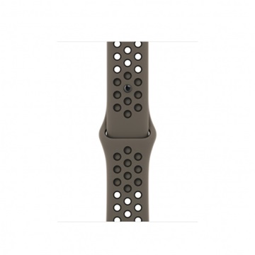 Apple Watch 41mm Nike sportszíj - Olívaszürke-fekete 