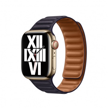 Apple Watch 41mm bőrpánt - Tinta  - S/M
