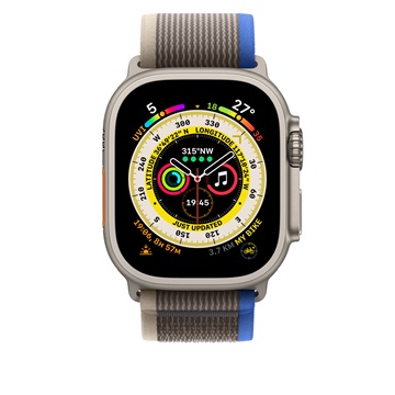 Apple Watch 49mm pánt - Kék-szürke terep pánt - M/L