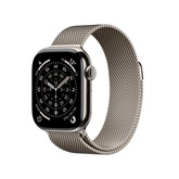 Apple Watch S11 Cellular 42mm Natural Titanium Case with Natural Milanese Loop