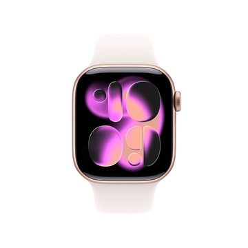 Apple Watch S11 GPS 42mm Rose Gold Aluminium Case with Light Blush Sport Band - S/M