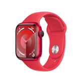 Apple Watch S9 GPS 41mm RED Alu Case w RED Sport Band - M/L