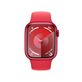 Apple Watch S9 GPS 41mm RED Alu Case w RED Sport Band - S/M