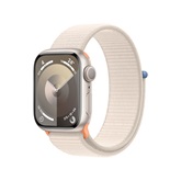 Apple Watch S9 GPS 41mm Starlight Alu Case w Starlight Sport Loop