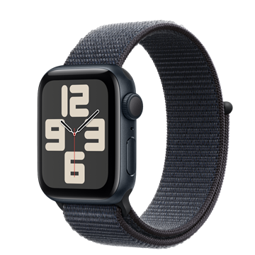 Apple Watch SE2 v3 GPS 40mm Midnight Alu Case with Midnight Sport Band - M/L