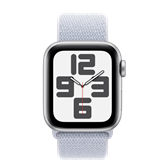 Apple Watch SE2 v3 GPS 40mm Silver Alu Case with Blue Cloud Sport Loop