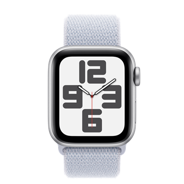 Apple Watch SE2 v3 GPS 40mm Silver Alu Case with Blue Cloud Sport Loop