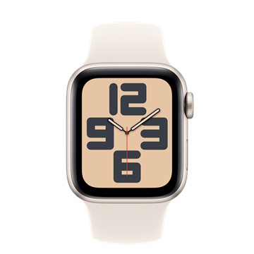 Apple Watch SE2 v3 GPS 40mm Starlight Alu Case with Starlight Sport Band - S/M