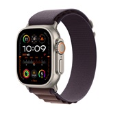 Apple Watch Ultra2 Cellular, 49mm Titanium Case w Indigo Alpine Loop - Small