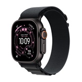 Apple Watch Ultra 3 Cellular 49mm Black Titanium Case with Black Alpine Loop - Medium