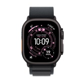 Apple Watch Ultra 3 Cellular 49mm Black Titanium Case with Black Alpine Loop - Small