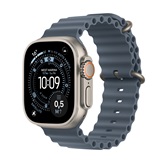 Apple Watch Ultra 3 Cellular 49mm Natural Titanium Case with Anchor Blue Ocean Band