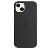 Apple iPhone MagSafe rögzítésű iPhone 13 szilikontok - Éjfekete