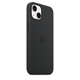 Apple iPhone MagSafe rögzítésű iPhone 13 szilikontok - Éjfekete
