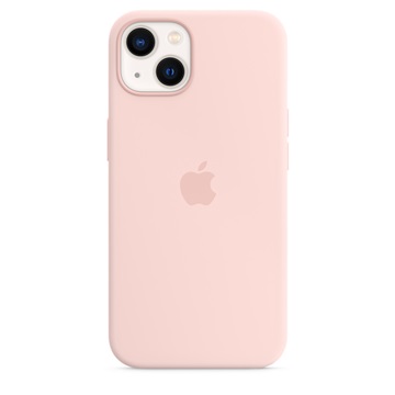 Apple iPhone MagSafe rögzítésű iPhone 13 szilikontok - Krétarózsaszín