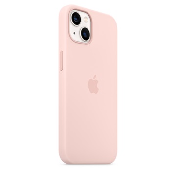 Apple iPhone MagSafe rögzítésű iPhone 13 szilikontok - Krétarózsaszín