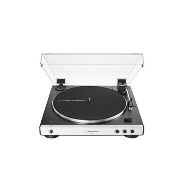Audio-Technica AT-LP60XBTWH Teljesen automatikus, Bletooth-os, szíjhajtású lemezjátszó, fehér