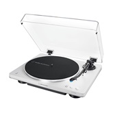 Audio-Technica AT-LP70XBTWS Teljesen automatikus, vezetéknélküli, szíjhajtású lemezjátszó, fehér-ezüst