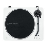 Audio-Technica AT-LP70XBTWS Teljesen automatikus, vezetéknélküli, szíjhajtású lemezjátszó, fehér-ezüst