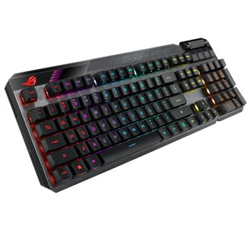 ASUS ROG Claymore II vezeték nélküli billentyűzet - optomechanikus ROG RX Red - HU