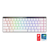 ASUS ROG Falchion RX Low Profile vezeték nélküli billentyűzet - Fehér HU /piros/