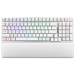 ASUS ROG Strix Scope II 96 RX vezeték nélküli billentyűzet - UK layout - Fehér /ROG RX/