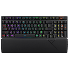 ASUS ROG Strix Scope II 96 RX vezeték nélküli billentyűzet - UK layout - Fekete /ROG RX/