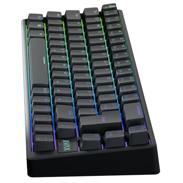 AVAX GM01 65% RGB mechanikus vezetékes billentyűzet Outemu barna switch, magyar kiosztás