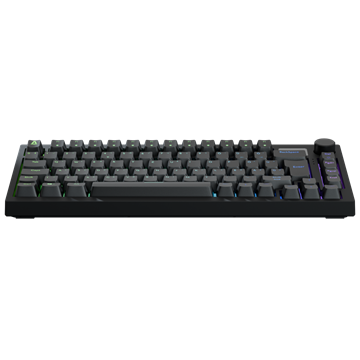 AVAX GM02 75% Gasket RGB mechanikus vezetékes billentyűzet Outemu barna switch, magyar kiosztás