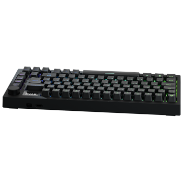 AVAX GM02 75% Gasket RGB mechanikus vezetékes billentyűzet Outemu barna switch, magyar kiosztás
