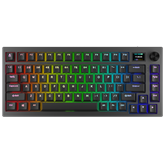 AVAX GM02 PRO 75% Gasket RGB tri-mode mechanikus billentyűzet Gateron piros switch, magyar kiosztás