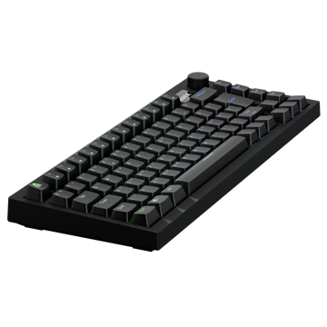 AVAX GM02 PRO 75% Gasket RGB tri-mode mechanikus billentyűzet Gateron piros switch, magyar kiosztás