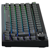 AVAX GM02 PRO 75% Gasket RGB tri-mode mechanikus billentyűzet Gateron piros switch, magyar kiosztás