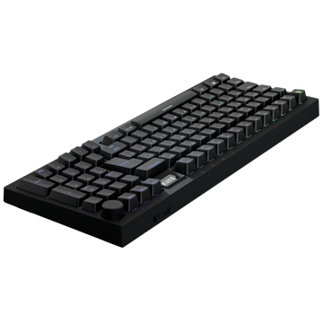 AVAX GM03 PRO 98% Gasket RGB tri-mode mechanikus billentyűzet Gateron sárga switch, magyar kiosztás
