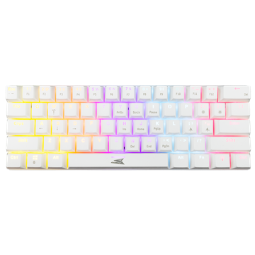 Baracuda BGK-03211W/R-US DOLPHIN-W - Mechanikus gamer billentyűzet piros kapcsolóval - Fehér - US
