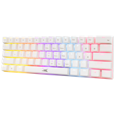 Baracuda BGK-03211W/R-US DOLPHIN-W - Mechanikus gamer billentyűzet piros kapcsolóval - Fehér - US