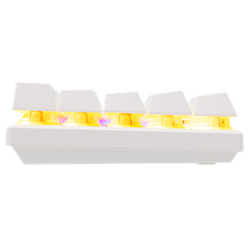 Baracuda BGK-03211W/R-US DOLPHIN-W - Mechanikus gamer billentyűzet piros kapcsolóval - Fehér - US