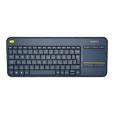 Logitech K400 Plus - Fekete - Gravírozott HU bill