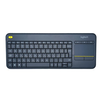 Logitech K400 Plus - Fekete - Gravírozott HU bill