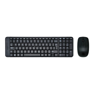 Logitech MK220 - Fekete - Gravírozott HU bill